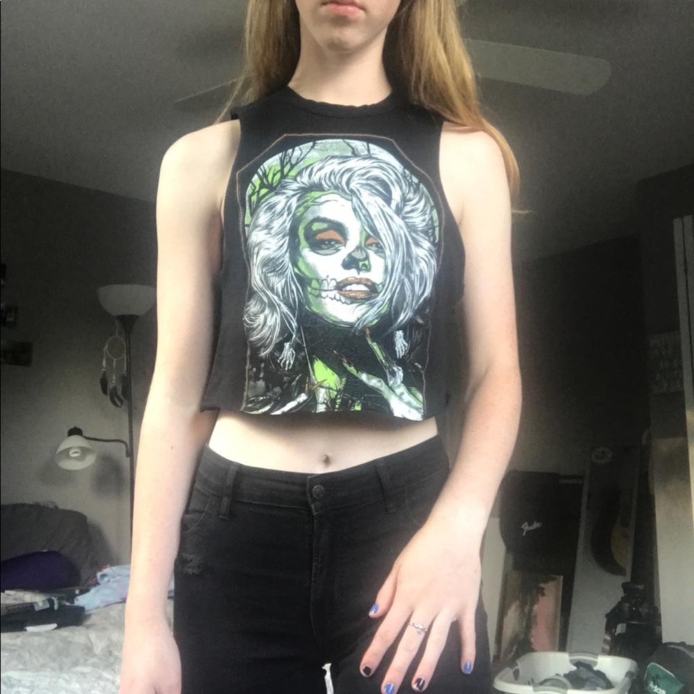 Cropped Misfits Tank
